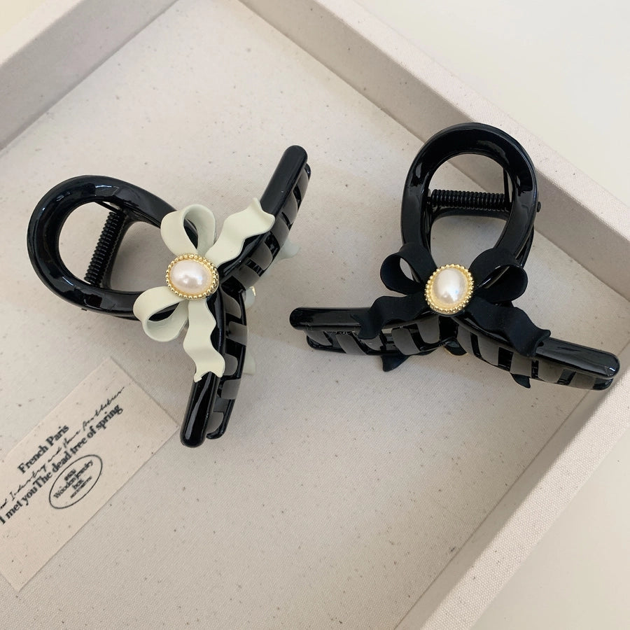Women's Simple Style Commute Bow Knot PS Hair Claws