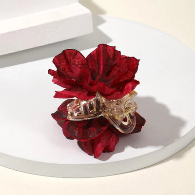 Women's Lady Sweet Flower Plastic Hair Claws