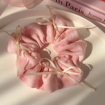 Women's Sweet Simple Style Solid Color Cloth Hair Tie