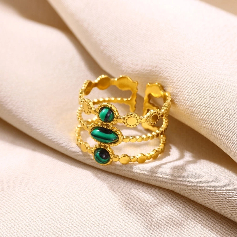 Jewelry Classical French Style Romantic Geometric 304 Stainless Steel Stainless Steel Rings