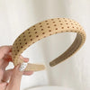 Women's Retro Artistic Spot Cloth Printing and Dyeing Three-dimensional Hair Band