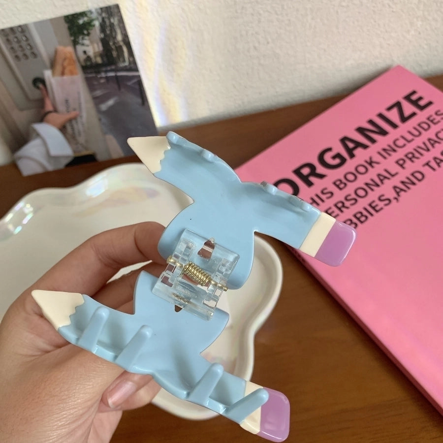 Women's Korean Style pencil Acetic acid sheets Hair Claws