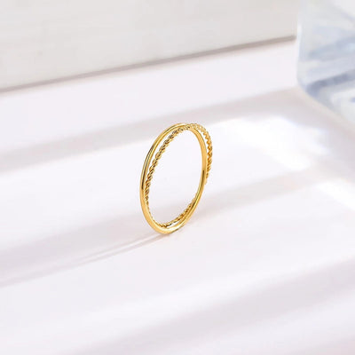 Jewelry Simple Style Geometric Titanium Steel Plating Rings