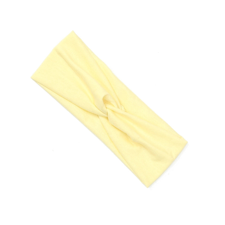 New Adult Plain Cross Headband Knotted Polyester Women's Hair Band Daily Wash Face Hair Band Hair Band