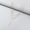 Copper cable chain Geometric Necklace