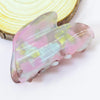 cute color block arylic handmade hair claws 1 piece