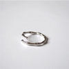 Jewelry Simple Style Shiny Solid Color Copper Asymmetrical Open Rings