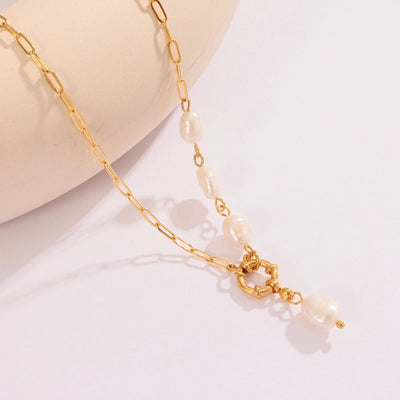 Jewelry Classic Style Geometric 316L Stainless Steel  Plating Pendant Necklace