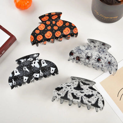 lady pumpkin spider ghost arylic hair claws