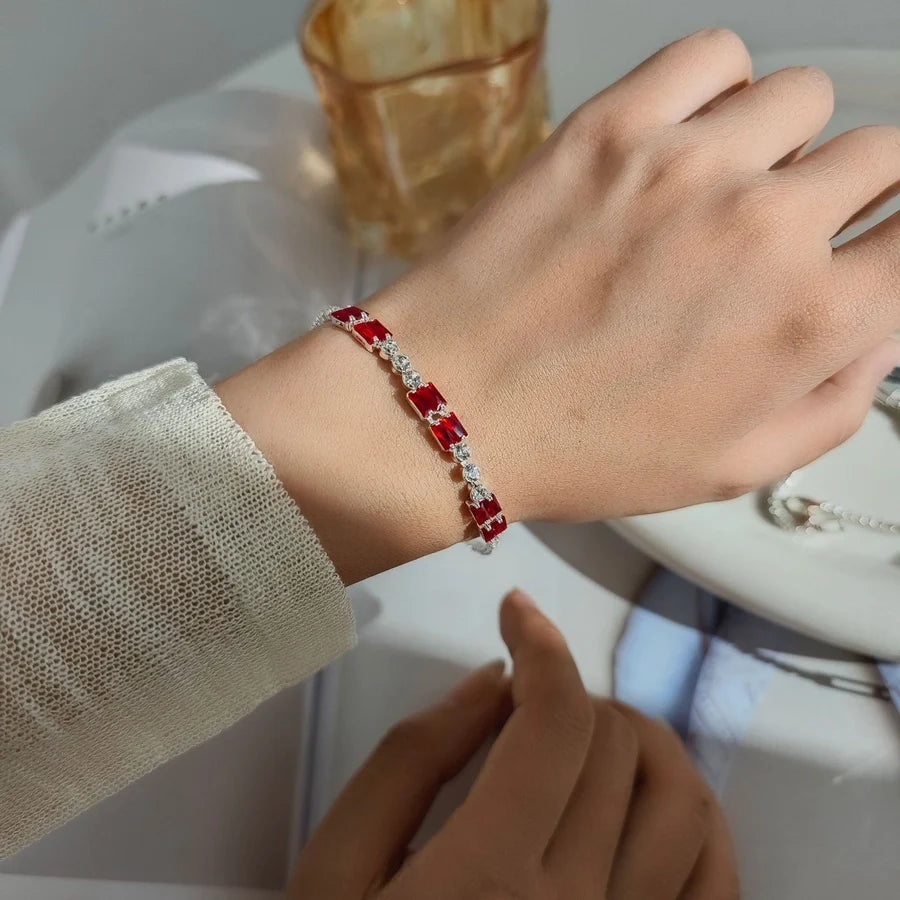 Copper Geometric Solid Color Bracelets