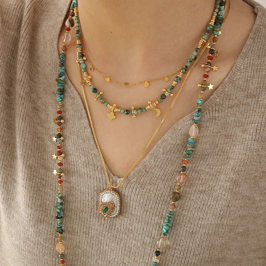 Casual Cute Commute Irregular Copper Necklace In Bulk