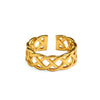 Jewelry Elegant Geometric Simple Titanium Steel Open Rings