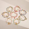 Bohemian Simple Style Commute Geometric 304 Stainless Steel 18K Gold Plated Natural Stone Zircon Bracelets In Bulk