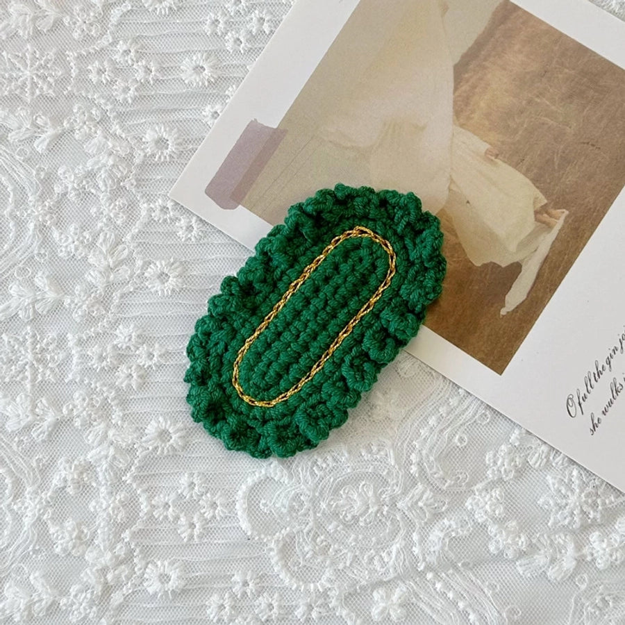 Christmas Cute Kid'S Christmas Tree Christmas Socks yarn Hair Clip