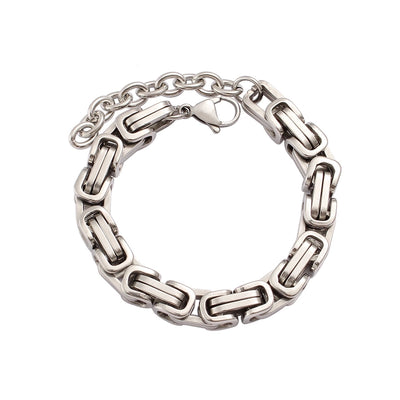 Jewelry Hip-Hop Commute Geometric 667 Stainless Steel Bracelets Necklace