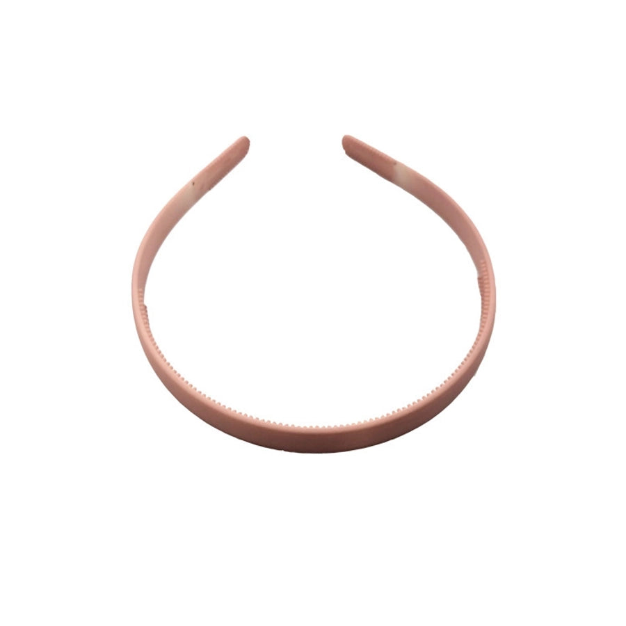 u shape solid color plastic resin hair band 1 piece