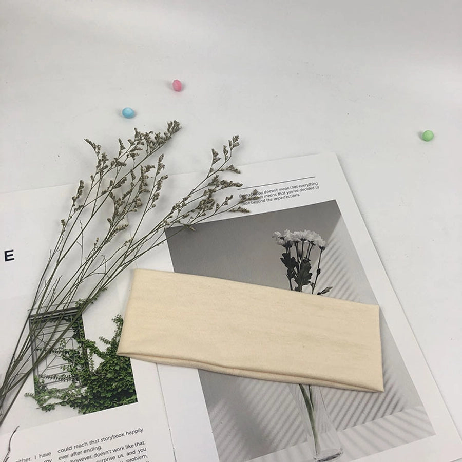 Women's Simple Style Classic Style Geometric Solid Color Cloth Hair Band