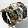 Women's Elegant Glam Luxurious Bow Knot Alloy Cloth Inlay Glass Hair Band