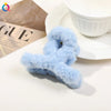 japanese style solid color plastic handmade hair claws 1 piece