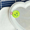 Women's Cute Smile Face Water Droplets Plastic Epoxy Hair Clip