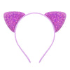 cute cat ears cloth sequins hair band 1 piece