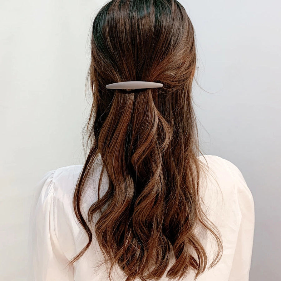 Korean-style fine half-hair simple hair clip clip head clip spring clip horizontal clip ponytail clip bangs clip