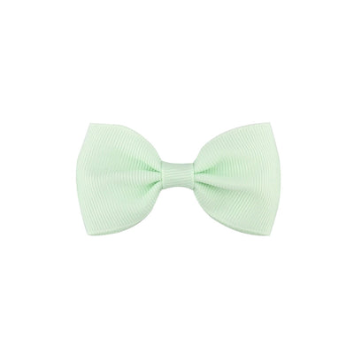 european and american solid color children's bow cute hairpin