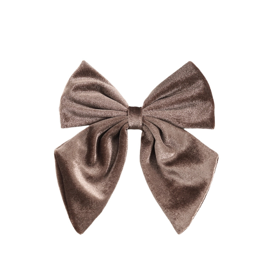 Women's Retro Bow Knot Flannel Hair Clip