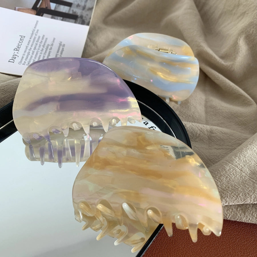 Women's Casual Elegant Streetwear Geometric Acetic acid sheets Hair Claws