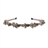 luxurious geometric artificial crystal hair band