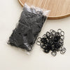 simple style solid color rubber band handmade hair tie