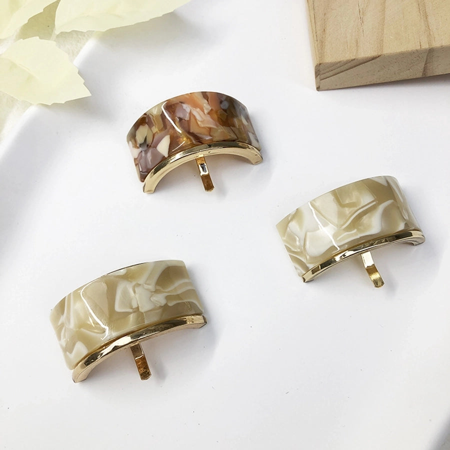 Women's Streetwear U Shape Acetic acid sheets Metal Hair Clip Hair hook