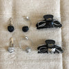 Women's Sweet Flower Pu Leather Hair Clip Hair Tie