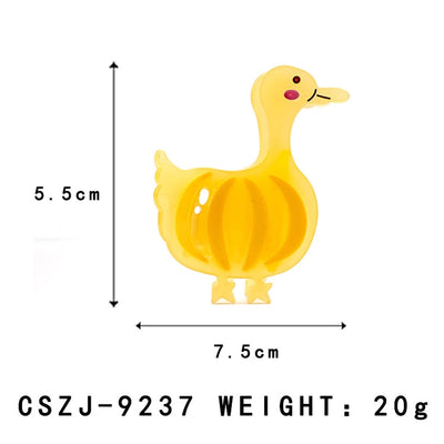 Urrykid Original Design Pumpkin Duck Cartoon Acetic Acid Grip Japanese and Korean  Cute Hairpin Hairpin Hair Ornaments