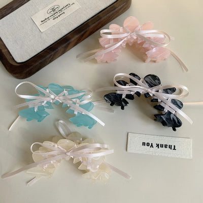 Women's Simple Style Classic Style Bow Knot Acetic acid sheets Hair Claws
