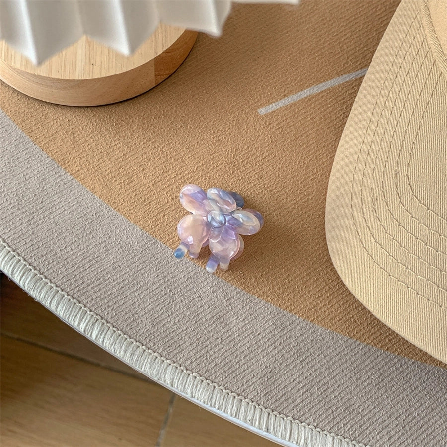 Women's Sweet Simple Style Flower Acetic acid sheets Hair Claws