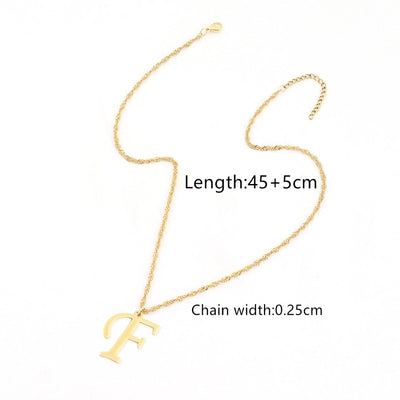 Jewelry Elegant Simple Style Classic Style Letter 201 Stainless Steel 304 Stainless Steel Pendant Necklace