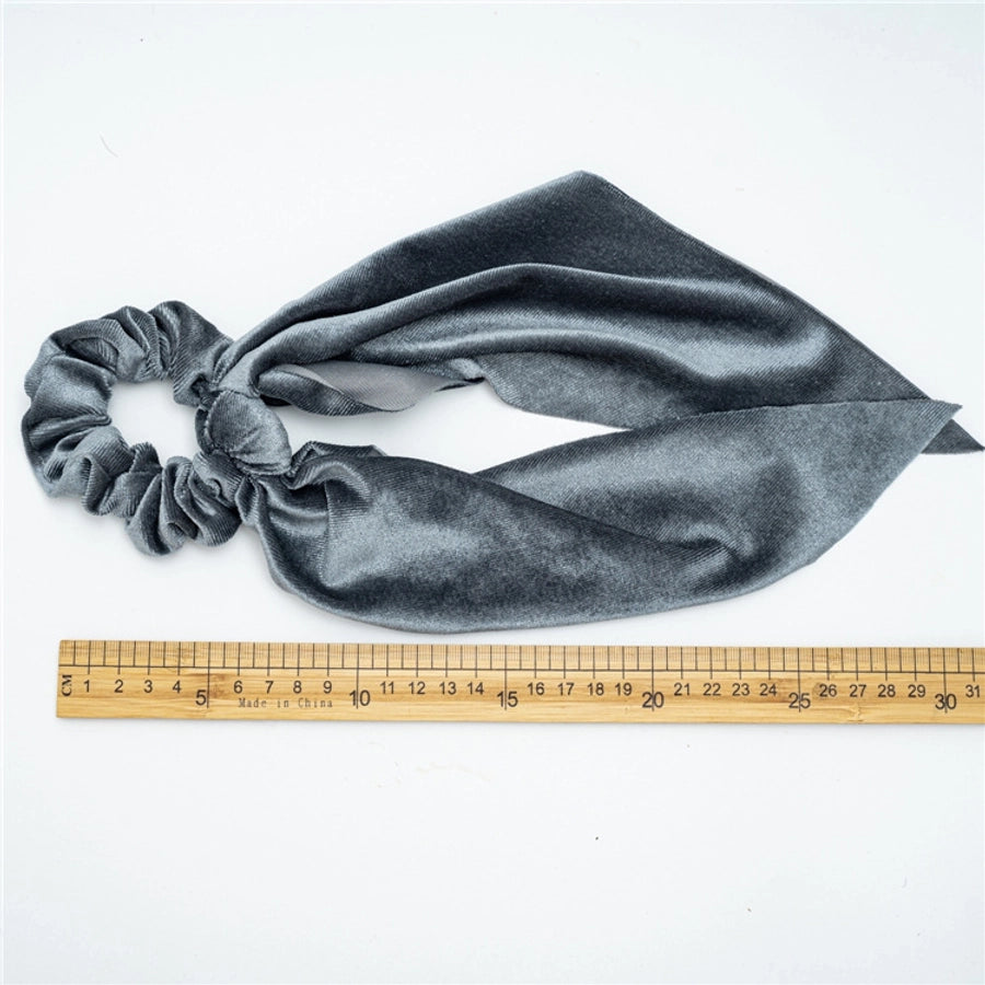 Women's Simple Style Classic Style Solid Color Flannel Hair Tie