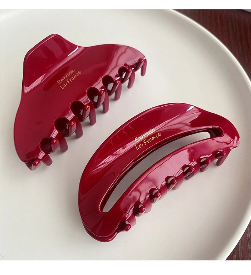 simple style letter acetic acid sheets hair claws