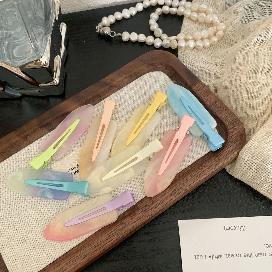 Women's Simple Style Classic Style Solid Color Acetic acid sheets Hair Clip