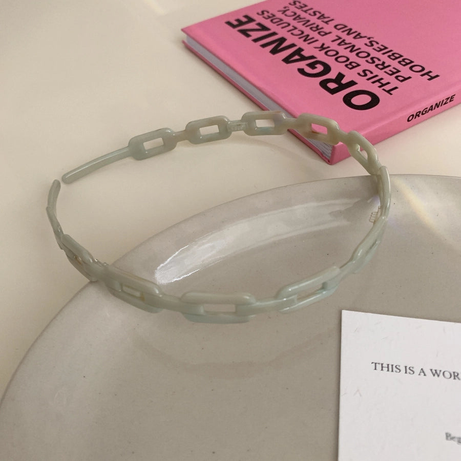 Women's Casual Simple Style Streetwear Solid Color Acetic acid sheets Hair Band