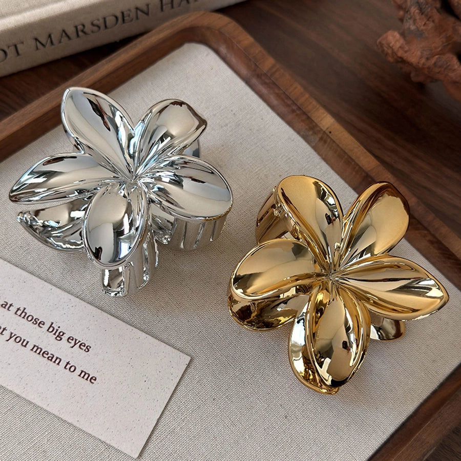 Women's IG Style Elegant Flower Arylic Hair Claws