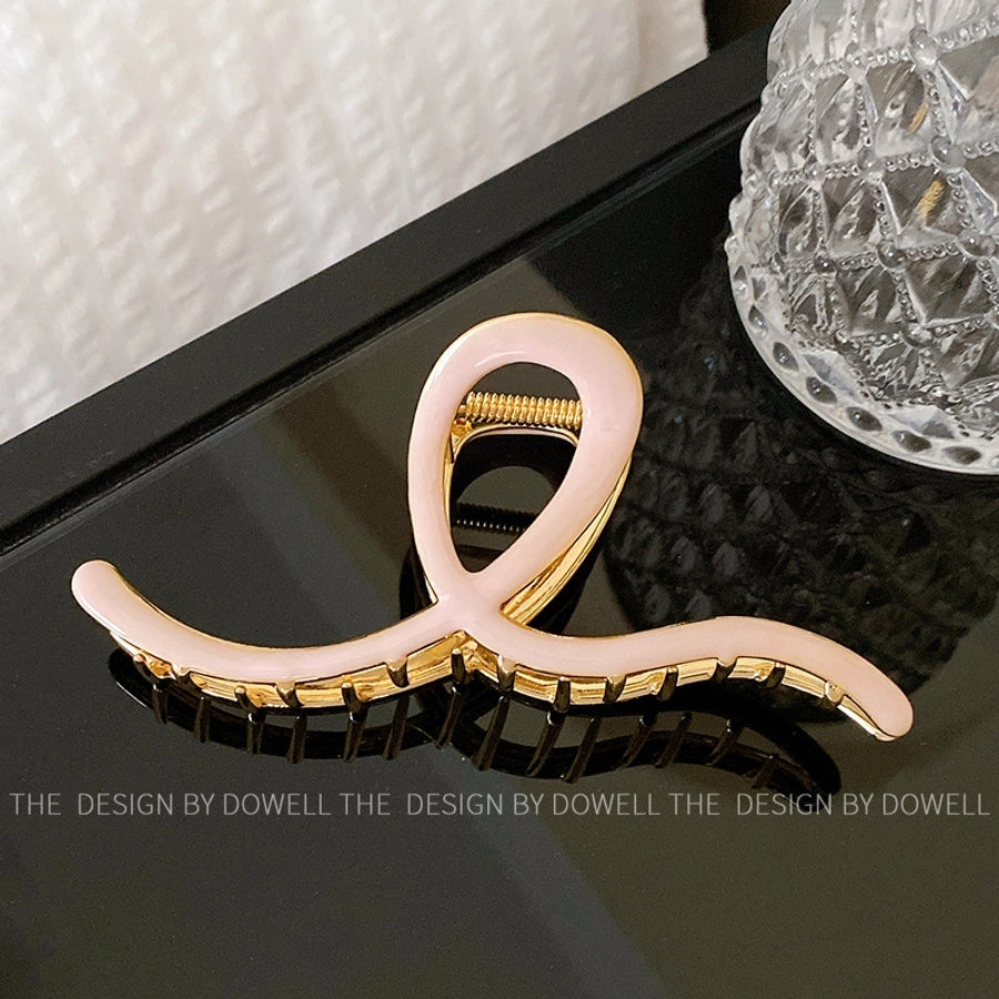 Women's Retro Waves Metal Enamel Hair Claws