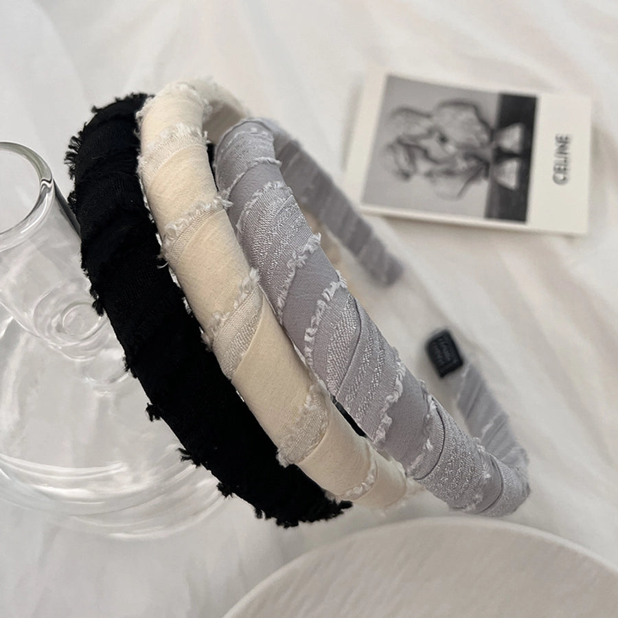 Women's Casual Simple Style Solid Color Cloth Handmade Hair Band