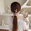 princess cute rabbit plastic cloth inlay rhinestones hair claws