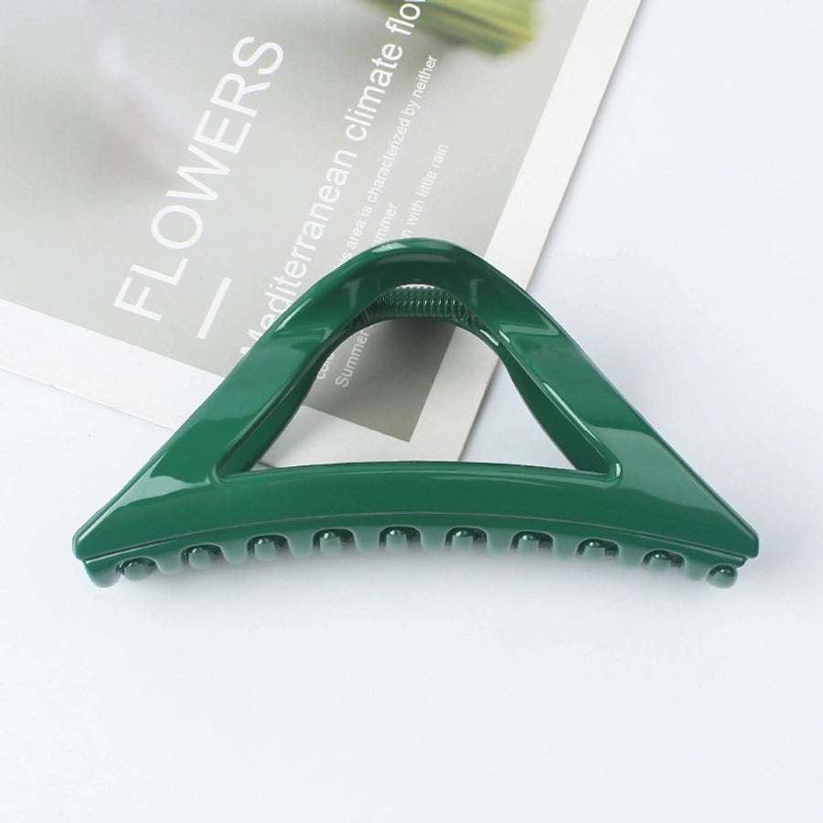 simple style triangle arylic stoving varnish hair claws 1 piece
