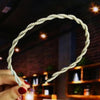 women's fashion waves alloy inlay artificial pearls headwear