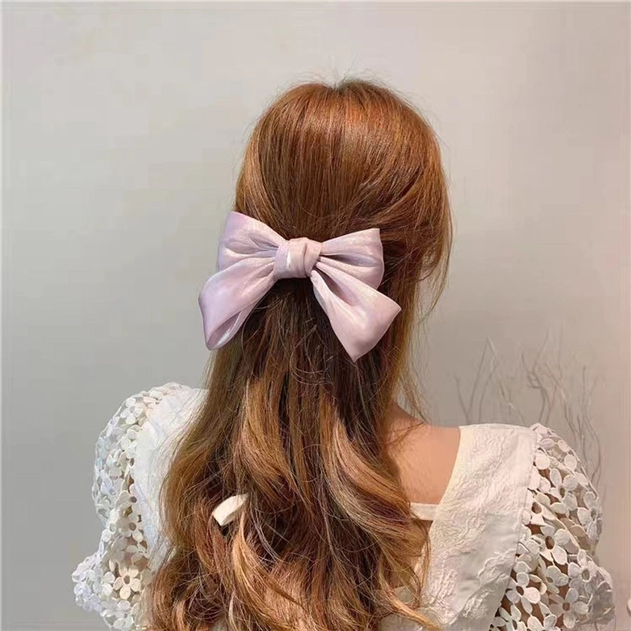 Women's Simple Style Classic Style Bow Knot Cloth Hair Clip