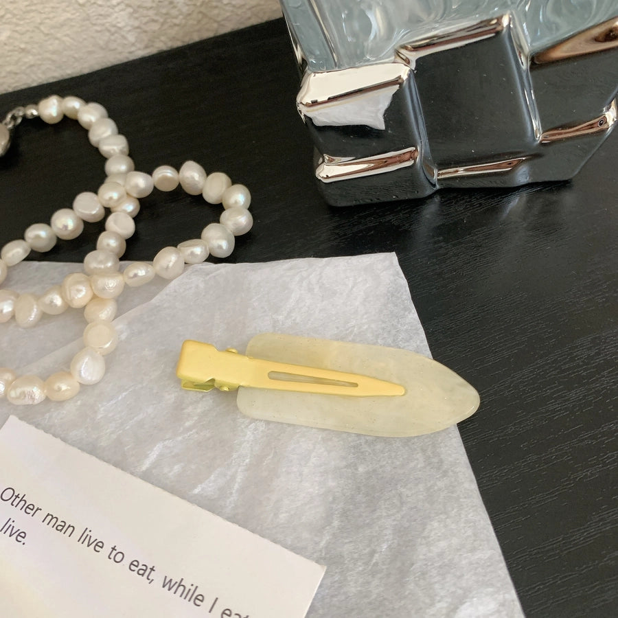 Women's Simple Style Classic Style Solid Color Acetic acid sheets Hair Clip