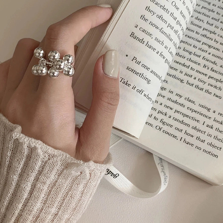 Copper Plating Solid Color Rings